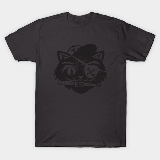 Alley Cat - One Color T-Shirt by sombreroinc